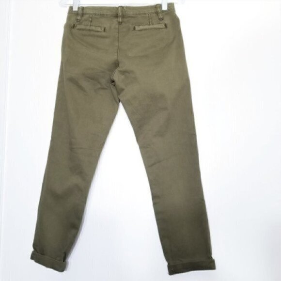 NWT Caslon Army Green Stretch  Skinny Pants - Picture 4 of 8